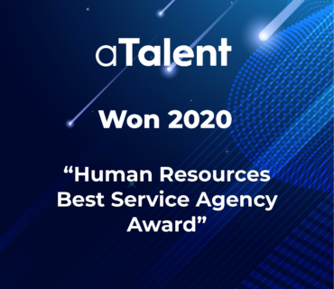 aTalent Won 2020"Human Resources Best Service Agency Award"! 6
