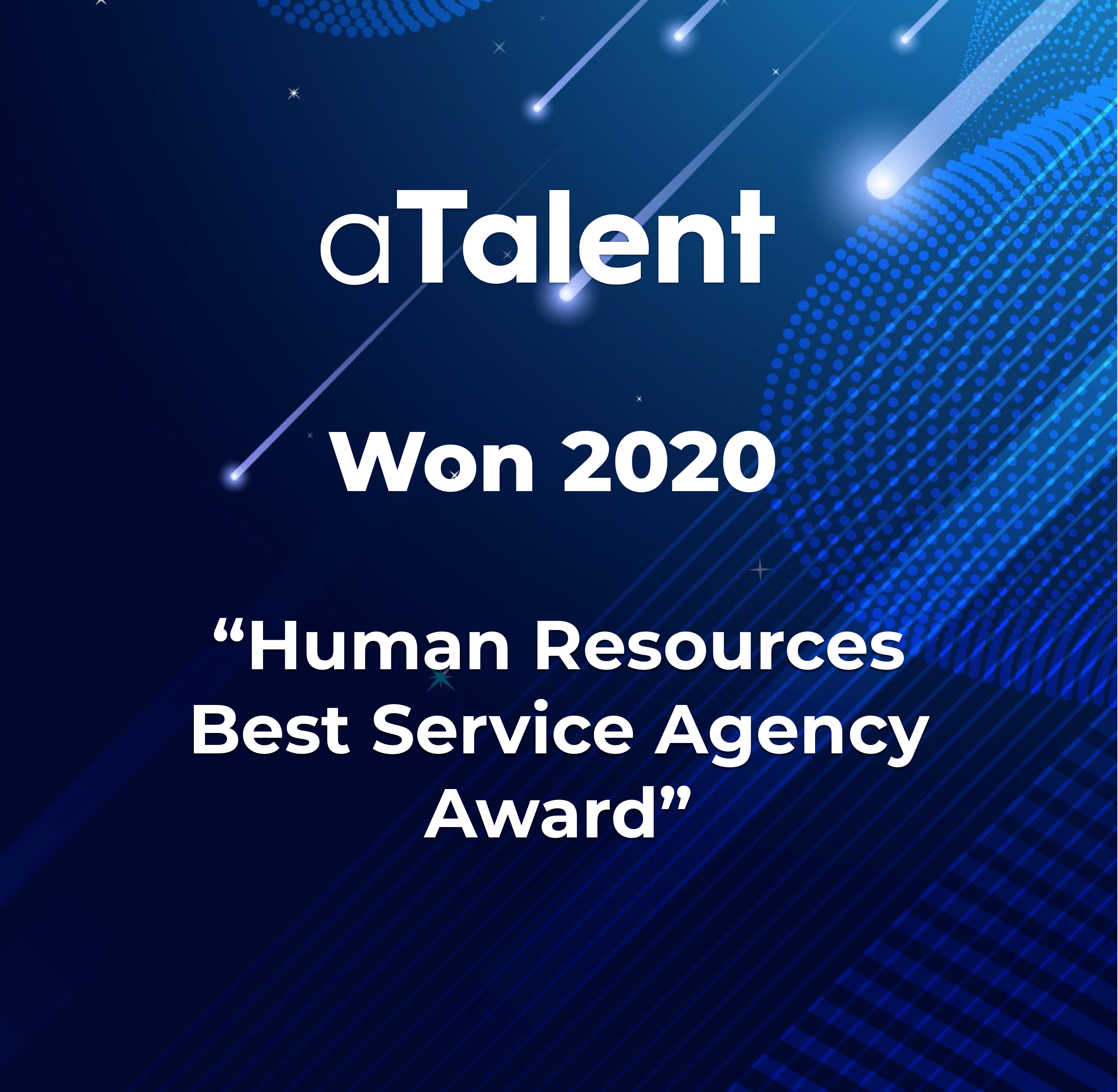 aTalent Won 2020″Human Resources Best Service Agency Award”!缩略图